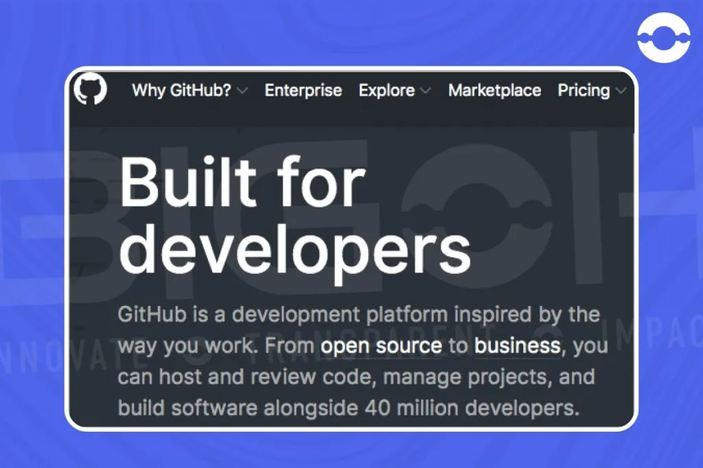 github build for developers