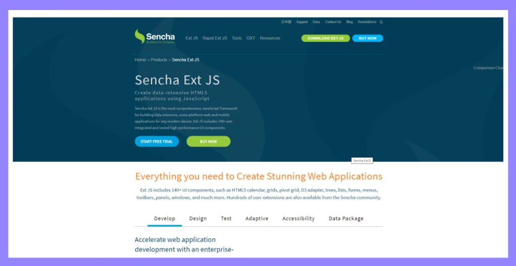 Sencha Ext JS – iOS Development Framework