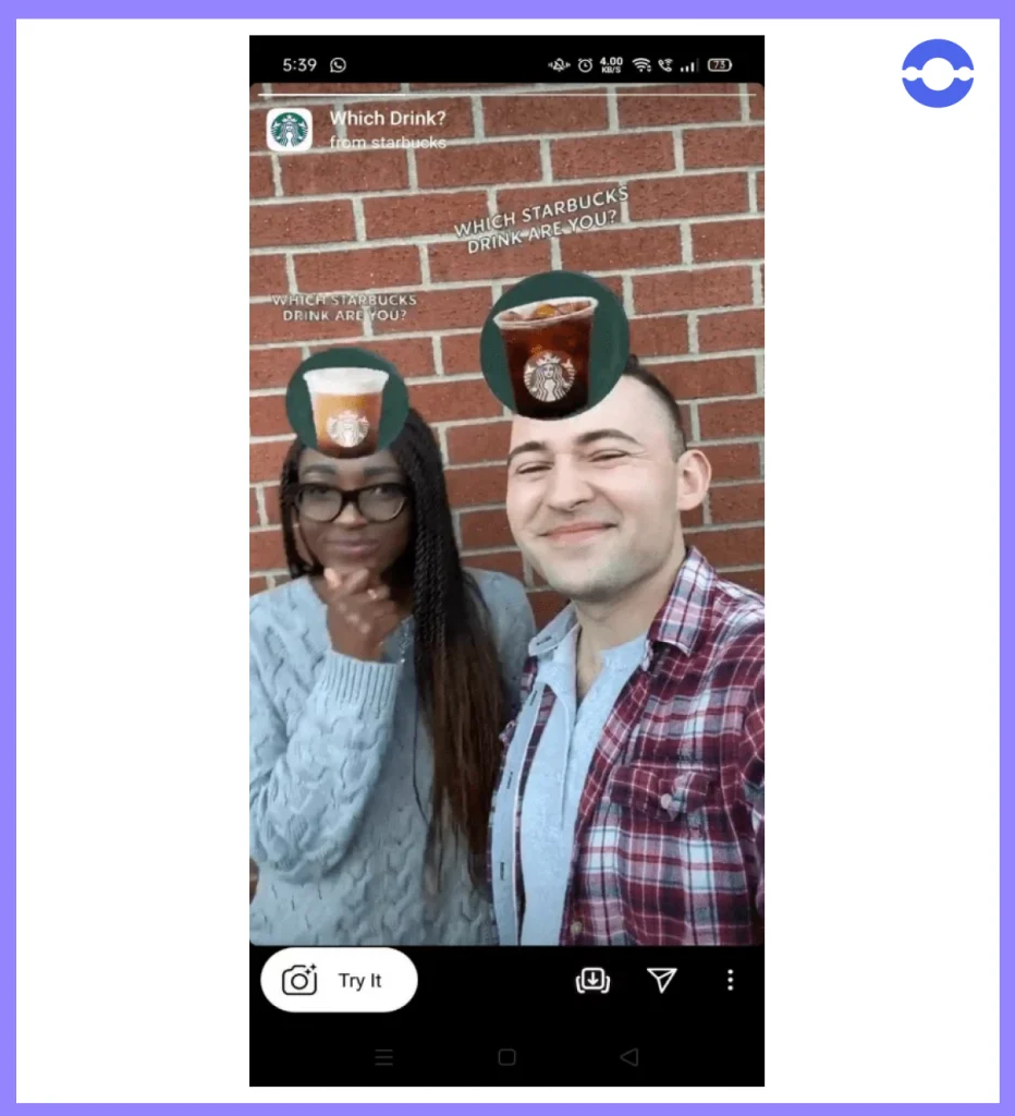 Starbucks Instagram filter