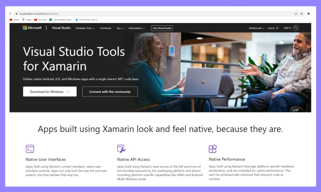 Visual Studio With Xamarin