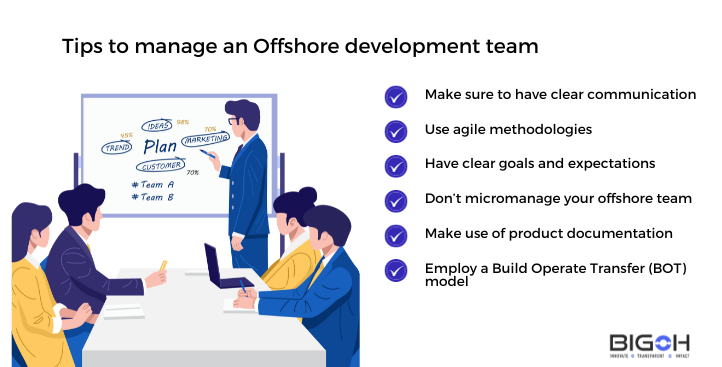 Tips to manage an Offshore development team