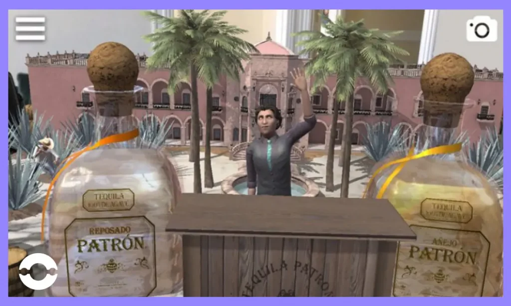 VR ads impact on patron tequila