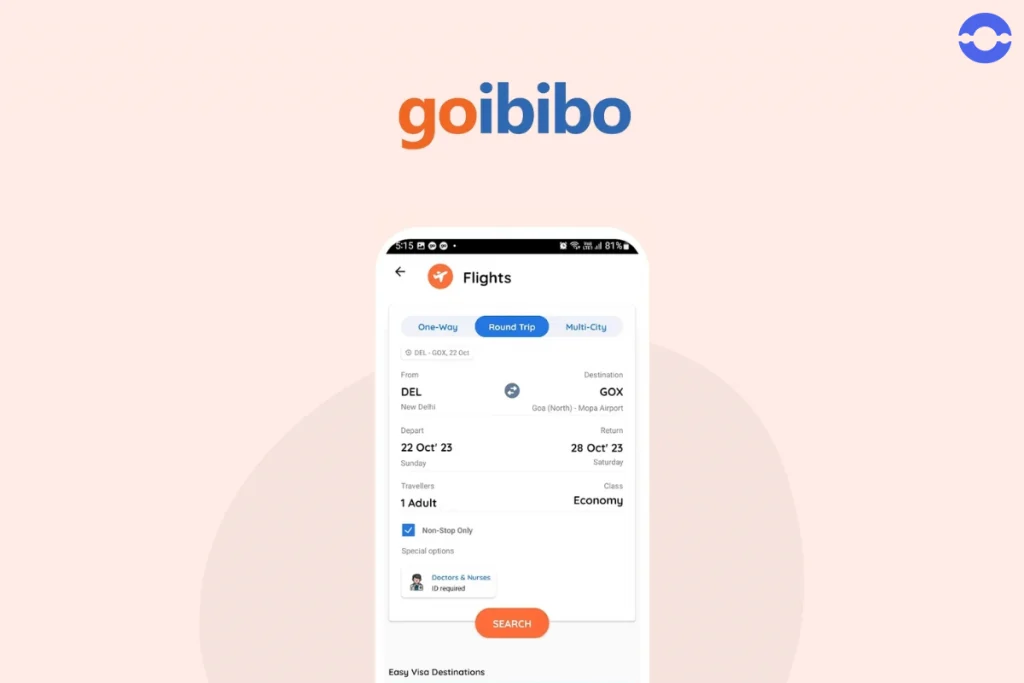 Goibibo app