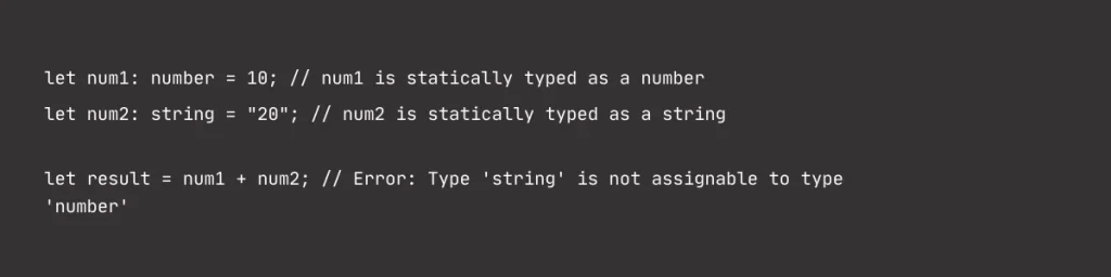 Static typing